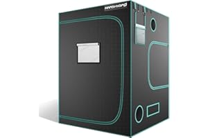 MARS HYDRO 5x5 Grow Tent, 60"x60"x80" Reflective Mylar Grow Tents with Removable Floor Tray View Window for Indoor Plant Growing Room for TS3000/2xSP3000/FC-E6500