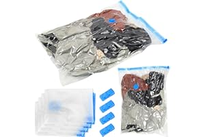 TIUGBJKGK 4 Stück Vakuumbeutel für Kleidung Reise Kompressionsbeutel, Vakuum Beutel, Vacuum Beutel, Vakuum Aufbewahrungsbeutel für Kissen Bettdecken, Koffer Vacuum Bags for Clothing Travel(60 x 80cm)
