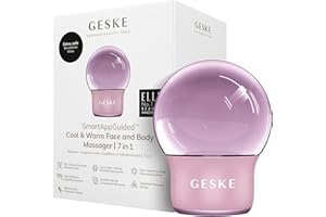 GESKE Cool & Warm Face & Body Massager | 7 in 1 | Masseur multi-actions | Visage & Corps | Refroidissement et réchauffement sans batterie | Raffermit, détend et dégonfle la peau