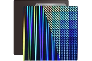 IdeaFormer H1H Spring Steel Sheet with Magnetic Build Plate 235x235mm, Rainbow Streak+Phantom H1H Print Bed for Creality Ender 3/Pro/Ender 3 V2/Neo/for ELEGOO Neptune 3/Neptune 4/Pro