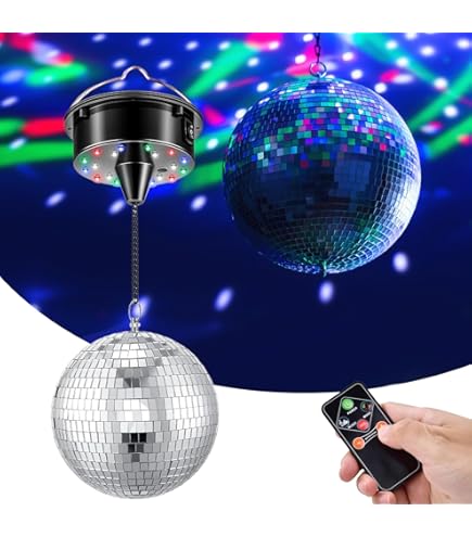 Spiegelbol / Discobol met Motortje | Parels Breda