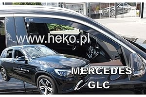 J&J AUTOMOTIVE Derivabrisas para Mercedes Glc X253 5 puerta 2016-2020 2 piezas