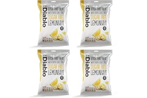 Diablo Sugar Free Lemon and Cream Sweets 75 g (Pack of 4)