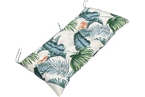 VEAI Bench Cushion Indoor/Outdoor Waterproof – 2/3 Seater Non-Slip Seat Pad for Bay Windows, Garden Patio, Long Chairs, Swings & Porch Furniture –120cm/150cm/100cm x 50cm(R2,100 * 50 * 8CM)