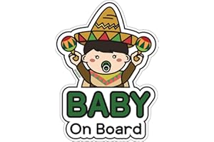 GEEKBEAR Baby on Board Sign for car (13. Hispanic Boy)