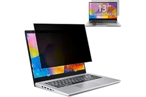 PROTESCREEN Laptop Privacy Screen 13.3 Inch 16:10 Aspect, Removable Anti Blue Light Glare Filter, Anti-Scratch Shield for HP/Lenovo/Dell/Acer/Asus/ThinkPad