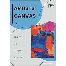 VViViD Inkjet-Leinwand – 100% Baumwolle, 8,5x11 Zoll, 340 G/m², 10 Blatt, Für Hochwertige Kunstdrucke