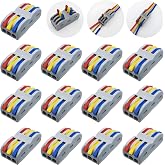 CESFONJER 13 Pcs SPL-3 Electrical Terminals, Quick Connector Cables, Quick Connector Cable Terminals
