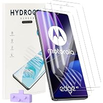 Snailcanfly 2 pz Anti impronta Digitale Opaca Pellicola idrogel per Motorola Edge 40 6.55 Proteggi schermo ad alta sensibilità in TPU trasparente flessibile a prova di esplosione anti-abbagliamento