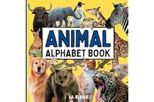 Animal Alphabet Book: Animal ABC Book for Toddlers 2-5 Years in the Style of an Animal Photo Book for Kids with Real Pictures