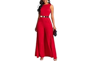 VERWIN Patchwork Overlay Embellished Plain Women's Jumpsuit High-Waist Woman Romper