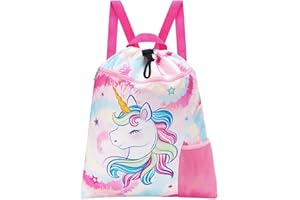 WAWSAM Zaino da Palestra Coulisse - Borsa da Palestra Sportiva per Bambini Impermeabile