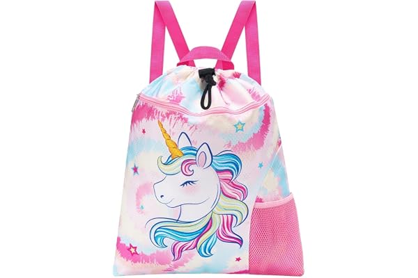 WAWSAM Sac à Dos Cordon Enfant – Motif de Imperméable Sac de Gym