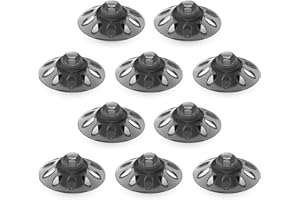 DLUSHE Pack de 10 cúpulas Open Dome L para audífonos con auriculares de Phonak, Unitron y Hansaton. Tulipas talla L de 10mm de diámetro.