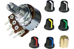 LAPP MOBILITY Potentiometer Stereo linear 1K | 2,2K | 5K | 10K | 22K | 50K | 100K | 220K | 500K | Drehregler Poti Pins (500K)