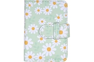 FRANKMATE Petit album photo compatible avec Fujifilm Instax Mini film, 2 x 3 photos, porte-cartes Kpop, album portefeuille pour Mini 12 11 40 7+ EVO 90 (28 poches)