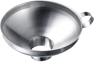 Westmark Konserveringstratt med lång hals, Trattens diameter på insidan: ca. 3.5 cm, Rostfritt stål, Silver, 12442270