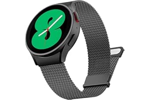 Songsier metalowy pasek kompatybilny z Samsung Galaxy Watch 4 40 mm, 44 mm, Galaxy Watch 4 Classic 42 mm/46 mm, pasek do zegarka Galaxy Watch 4