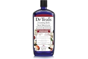Dr Teal's Foaming Bath with Pure Epsom Salt Shea Butter & Almond Oil with Essential Oils 1L