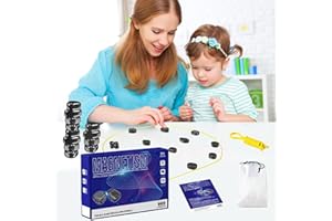 WIOONI Reiseschach Magnetisch Schachspiel, 23 Pcs Magnetic Schachbrett mit Spielseil, Puzzle Checkers Spiel, Reisen Schach Magnetisch, Tragbares Schachbrett-Party Für Familientreffen
