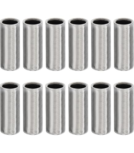 Lot De 10 Entretoises Acier Inox M5 - 5,1 Mm ID X 8 Mm OD X 6 Mm - Support Robuste Pour Vis M5