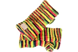 BUDDHA arts&more Kinder Pulswärmer Stulpen handgestrickt