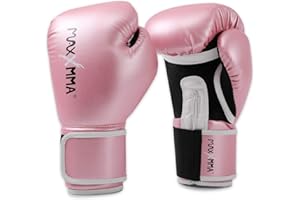 ‎MAXXMMA MaxxMMA Pro Style Boxing Gloves for Men and Women, Training Heavy Bag Workout Mitts Muay Thai Sparring Kickboxing Punching Bagwork Fight Gloves