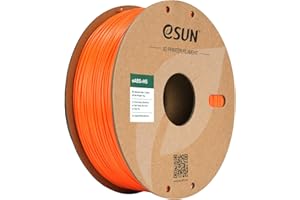 ‎ESUN eSUN ABS+ Filament 1.75mm, ABS+HS Filament ABS Plus do szybkich drukarek 3D, dokładność wymiarowa +/- 0.03mm, szpula 1KG (2.2 LBS) do szybkiego druku 3D (Pomarańczowy, 1KG)