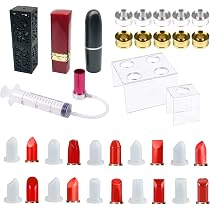 DIY Lippenstift Form Aus Aluminium – 2-Loch-Halter Für Selbstgemachte Lippenbalsam & Lippenstifte – Lippenpflege Selber Machen Set