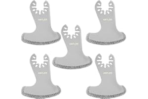 Antler 5 cuchillas de diamante para maletero compatibles con Dewalt Stanley Worx F30 Erbauer Black and Decker QAB58DB