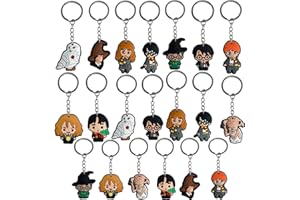 Yrmysrx Llaveros de mago para recuerdos de fiesta, bonito llavero para decoración de fiesta de cumpleaños, suministros de decoración de bolsas de regalo, 20 unidades