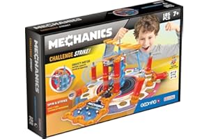GEOMAG Gravity Mechanics Challenge Strike - Costruzioni Magnetiche - Confezione da 185 pezzi