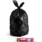 Cook Ekstra Kalın &Ccedil;&ouml;p Torbası, Ultra Dayanıklı Jumbo Boy 80 x 110 cm (10 Adet/Rulo)