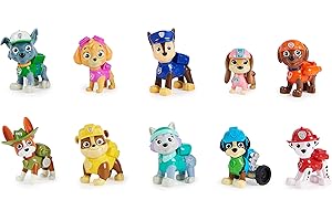 Paw Patrol, 10th Anniversary, All Paws On Deck Toy Figures Gift Pack with 10 Collectible Action Figures, Kids' Toys for Ages 3 and up