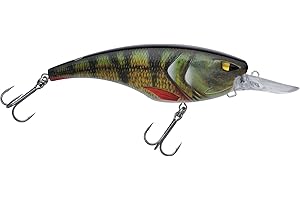 Berkley Zilla Deep Dive Pike Fishing Lure - Diving 3-5m+ Crankbait with Rolling Action - with Fusion 19 Treble Hooks - Lead Free