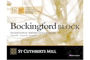 Bockingford Watercolour Block 140lb/300gms 12x16"/305x405mm Rough