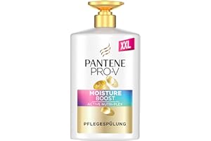 ‎PANTENE Pantene Pro-V Moisture Boost Pflegespülung 800ml Pumpspender. Normales und Trockenes Haar. Schwerelose Tägliche Pflegespülung mit Pro-Vitamin B5 und Nährstoffmischung. Ohne Mineralöle