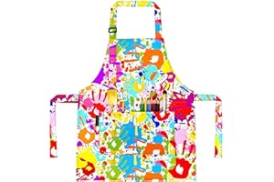 YeeHeen Apron Artist Painting Smock Waterproof Art Apron with Pocket