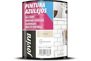 JOVIRA PINTURAS Peinture Carrelage Donnez une nouvelle image à votre cuisine et salle de bain. (750 ml, Blanc Ivoire)