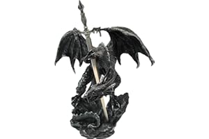 Nemesis Now Coupe-Papier en résine Motif épée de Dragon Noir 22,5 cm Taille Unique
