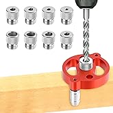 Flintronic Drilling Aid for Carpentry, Hole Center Finder, Drill Locator, with 0.118/0.157/0.197/0.236/0.276/0.315/0.35/10mm