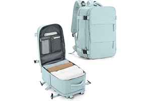 SZLX for Ryanair Cabin Bags 40x20x25 Underseat Carry-ons Bag,Easyjet Cabin Bag 45x36x20 Travel Backpack Cabin Size Hand Luggage with Water Bottle Holder Laptop Backpack 14 inch Waterproof Women