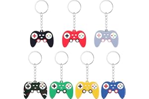 FITN BEAU 14pcs Video Game Keychains, Gaming Keyring, Gaming Party Bag Fillers Game Controller Key Ring,Party Gifts for Children Birthday Party
