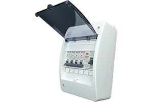 RoadEu - Centralini e quadri di distribuzione da parete 230V con Interruttore Differenziale - Interruttori magnetotermici "C" 16A e 10A Scatola portafusibili - Quadro di Distribuzione