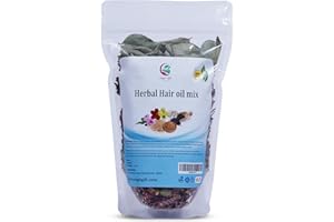 YOGI’S GIFT – CELEBRATING HEALTH Yogi’s Gift | Ayurvedic Herbal Hair oil mix | 18 Essential raw herbs for oil infusion | 100% natural Indian herbs