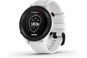 Garmin Approach S12, orologio da golf GPS facile da usare, 42k+campi precaricati, bianco, 010-02472-02