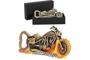 TIDEVAN Apribottiglie Vintage Moto,Apribottiglie Vintage Apribottiglie Birra Retrò Moto Idee Regalo Natale Uomo Regali Lui Papà Marito Fidanzato Festa di Compleanno Regalo Natale,con Confezione Regalo