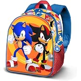 Karactermania Sonic The Hedgehog Shadow Backpack 3D Elite, Multicoloured, 25 x 30 cm, Capacity 7 L