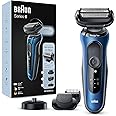 Braun Series 6, Rasoio Elettrico Barba, Custodia da Viaggio, Accessorio Regolatore Barba incluso, Comfort e Delicatezza sulla
