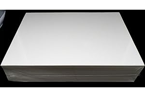 docsmagic.de 100 Magazine Size Comic Backing Boards - 218 x 282 mm - 24pt White - Cartoncini Separatore - Bianco